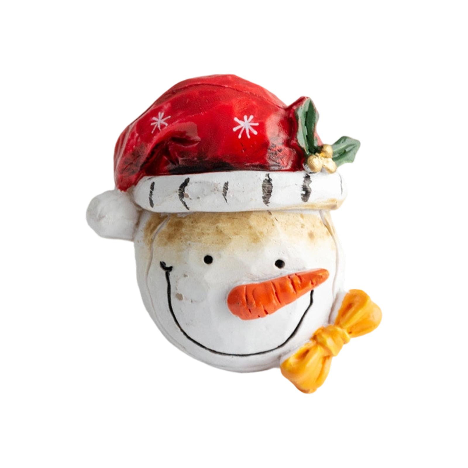 

Christmas Decoration Gift Box, Elderly Figurine Desktop Ornament One Size красный