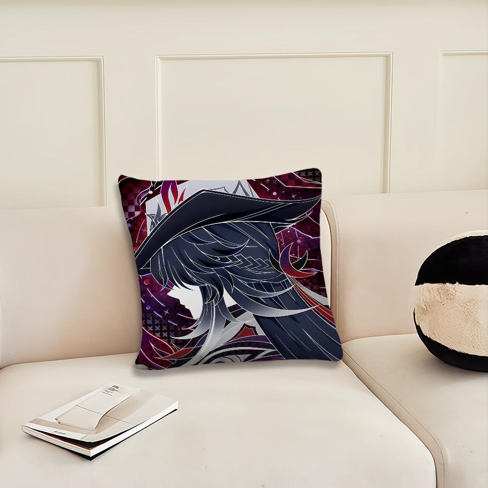 Game Honkai Star Rail Ashveil Cushion Cover Pillow Cover Decoration Room Home Sofa Living Office Car Nordic Simplicity