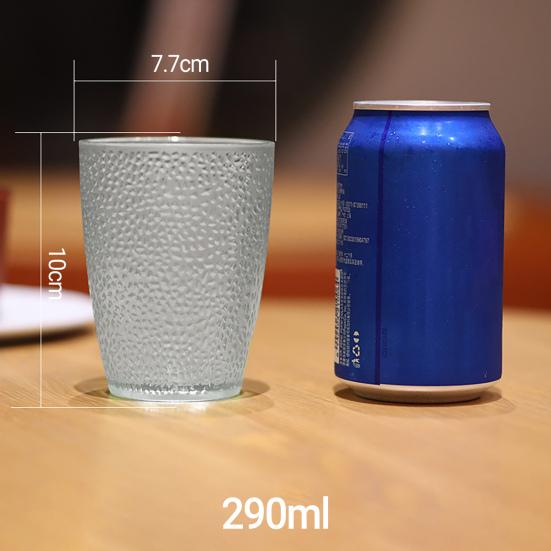 Trinkbecher Wiederverwendbar Hitzebeständig Verdickt Acryl Gepunktet Bar Restaurant Wasserbecher