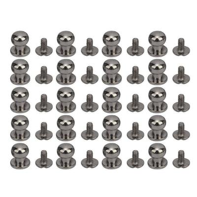 20PCS 9 X 8mm DIY Copper Rivets Round Head Nipple Nail Bag Shoes Accessories for LeatherGun Color 9