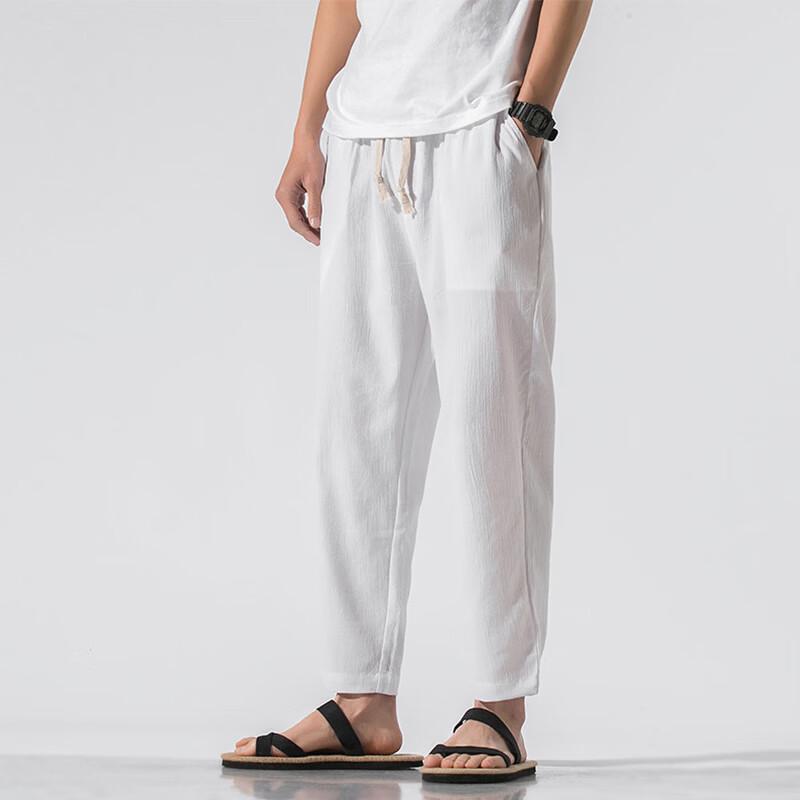 ROMON Pantalon décontracté droit court pour homme