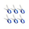 Durable Stainless Steel Pool Cover Clips with Blue Plastic Handles - Heavy Duty Windproof Spring Clips for Secure Above