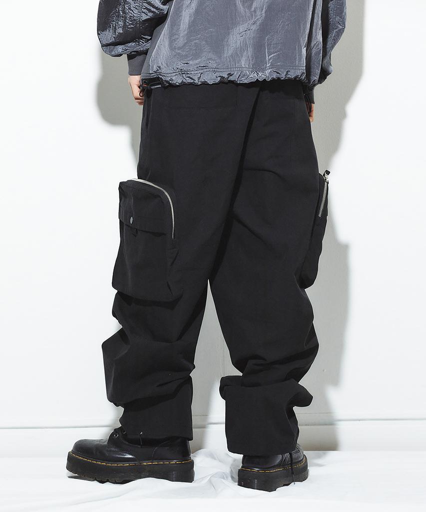 Millimillieon Basalt Big Pocket Cargo Pants B04-Black
