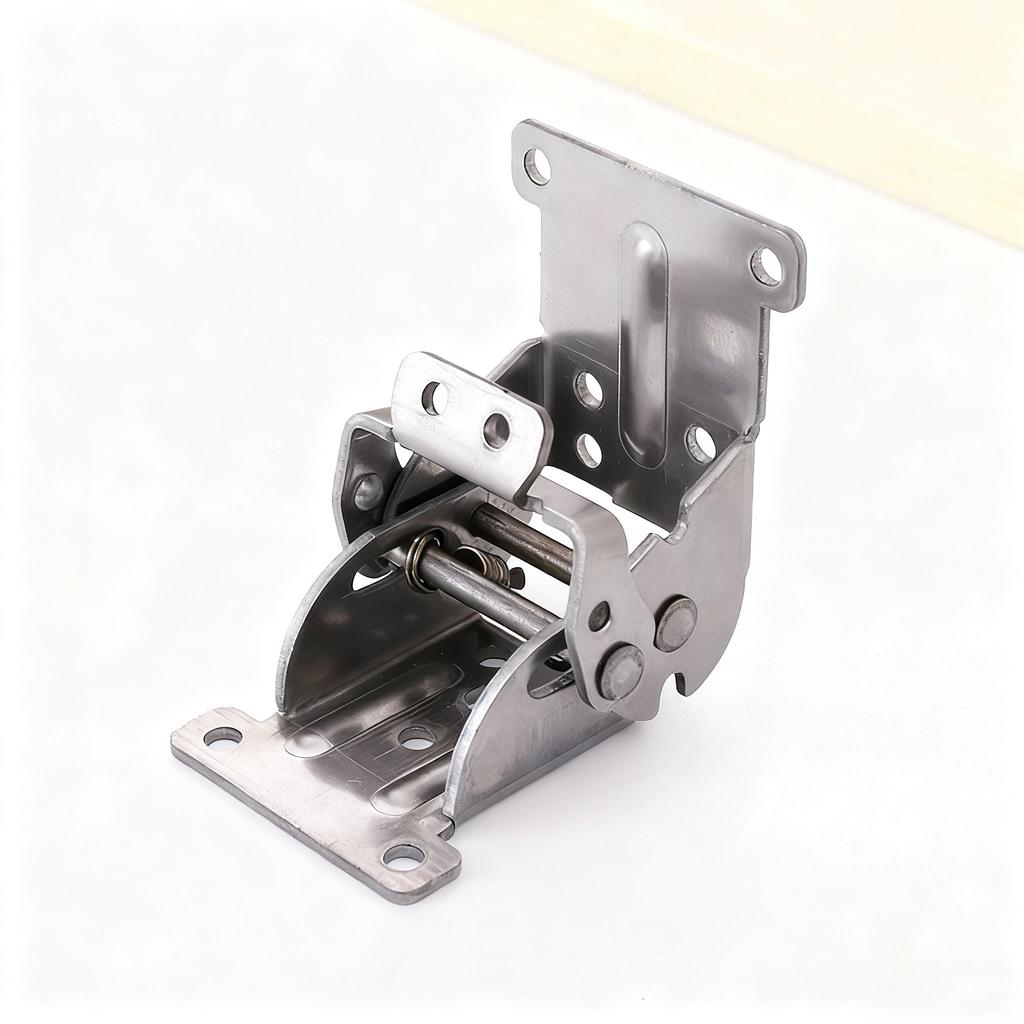 Foldable Hinges Bracket Self-Lock Extension Folding Hinge with Screw Furniture Cabinet Table Repair Support Holder Home Hardware