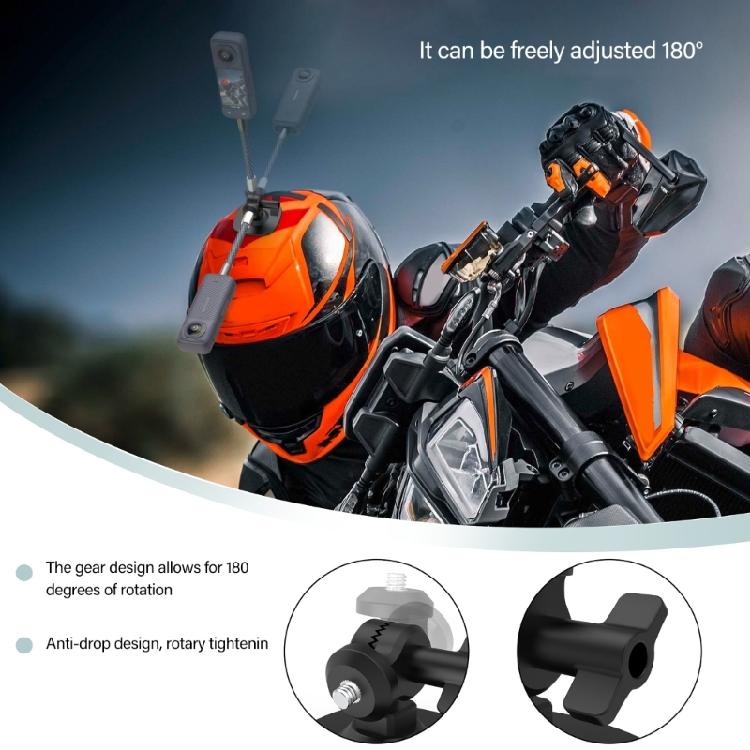 Adjustable Action Camera Flexible Fixed Base For /X4 Action Camera Motorcycle Windshield Curved Flat Mount Base