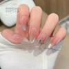 Cat Eye High-End Blush Gradient Nail Tips - Spicy Girl Wearable New Year Nail Art Hot Style