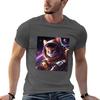 Space Cat Tshirt Lightweight Running Sports Tshirt