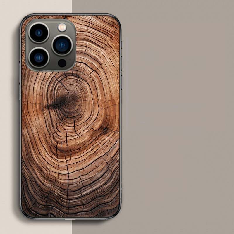 

Чехол для телефона с текстурой дерева для iPhone 17 Air 15 Pro 14 Plus 16 Pro Max 17E 16E 12 13 Mini 11 Чехол Милые Fundas iPhone 16