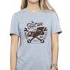 Batman Womens/Ladies The Batcave Car Boyfriend T-Shirt