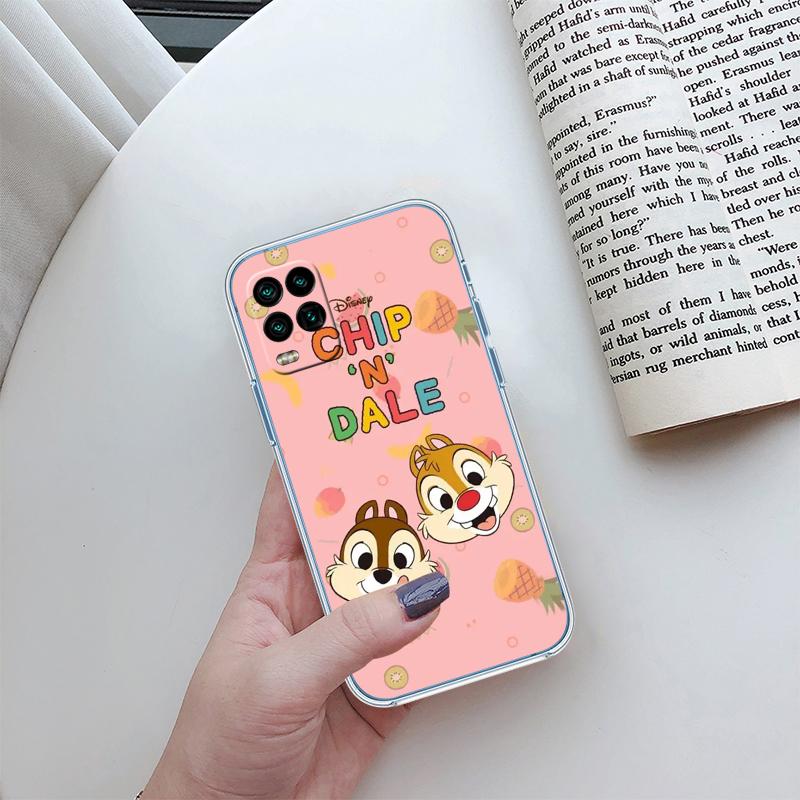 Chip N' Dale Transparent Phone Case for Motorola Moto Edge 20 30 40 50 S30 Fusion Ultra Pro Neo Lite + G200 G23