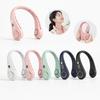 Rechargeable with Digital Display, Bladeless Wearable Hands-Free Portable Fan for Outdoor Travel Sports