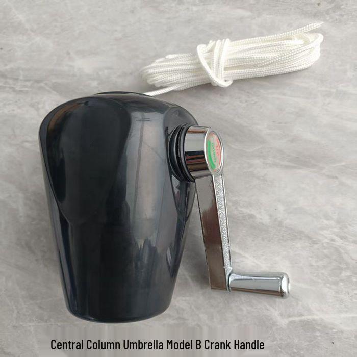 Central Pole Umbrella Replacement Crank Handle for Outdoor Sun Umbrella Maintenance