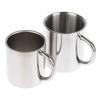 Double Wall 304 Stainless Steel Coffee Mug Without Lid Portable Cup Travel Tumbler Jug Children'S Milk Tea Cups Office Water Mug