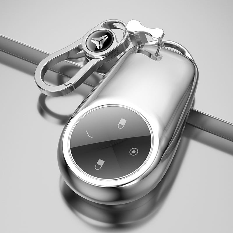 Nio EC6/ES6/ES8 Car Key Case: Anti-drop, Full Coverage, High-end Shell for Men & Women