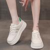 The first layer of cowhide thick sole heightening little white shoes children's models 2025 autumn new versatile board shoes casual sports women's s