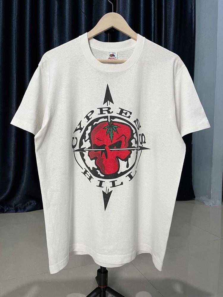 Vintage 90#039s Cypress Hill Band Basic White Short Sleeve Unisex T shirt WA3854 Unisex T-Shirt