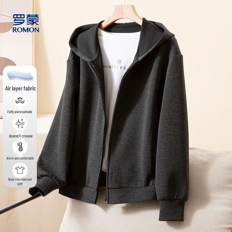 

Женская толстовка с капюшоном Luomeng из двухслойного материала XL