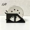 Desktop Storage Organizer Sandpaper Rack 5 Inch Sanding Discs Bins with Holed Disc Hooks And Slots Design Wall Mount Rack