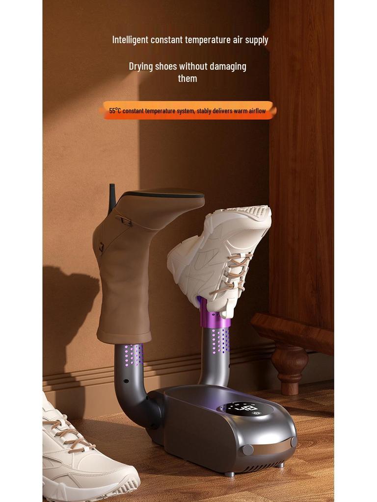 Tragbarer intelligenter Schuh- und Socken-Trockner: Schnelltrocknend, Antibakteriell, Faltbar und Konstante Temperatur