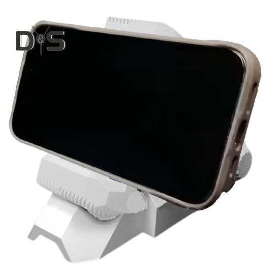 3D Printed Phone Stand Herringbone Gear Semicircular Phone Holder Universal Angle Adjustable Phone Stand for Home Travel Outdoor Use