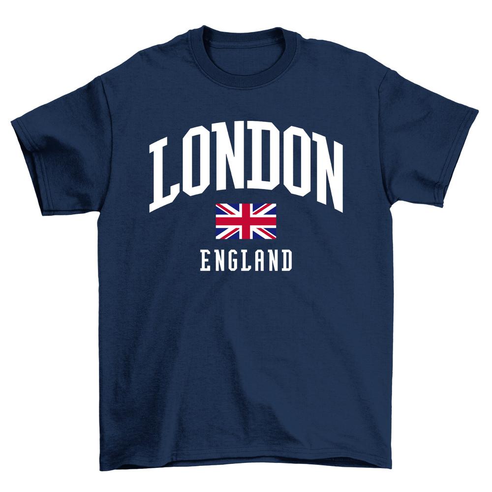 London England T-Shirt Mens Ladies Souvenir Union Jack UK Fashion