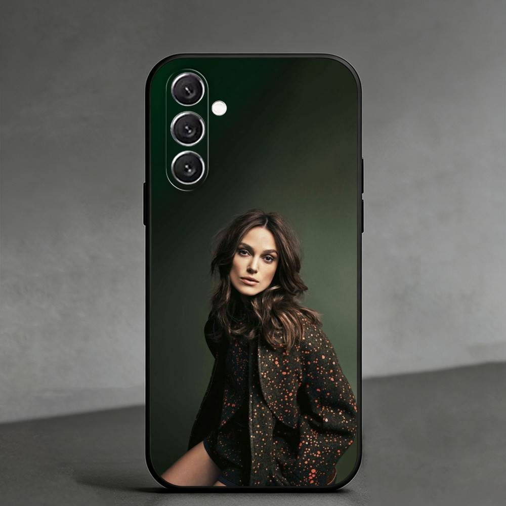 K-Keira Knightley Phone Case For Samsung Galaxy A91,80,73,72 ,71,53,52,32 ,31,22,21s,20,Soft Black Case