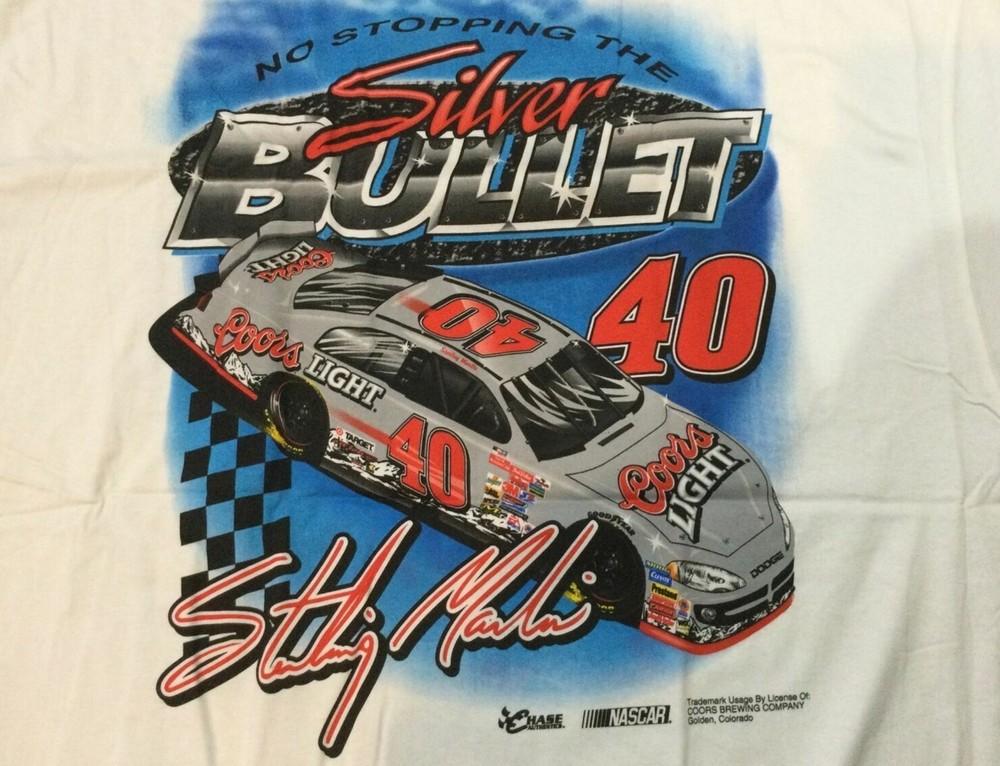 Vintage Nascar Shirt Sterling Marlin Coors 2001 Chase t shirt gift for men Unisex T-Shirt M