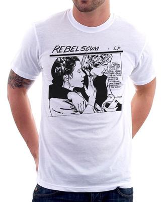 Han Solo Rebel Scum LP Leia White STAR WARS Inspired Printed T-shirt 9363