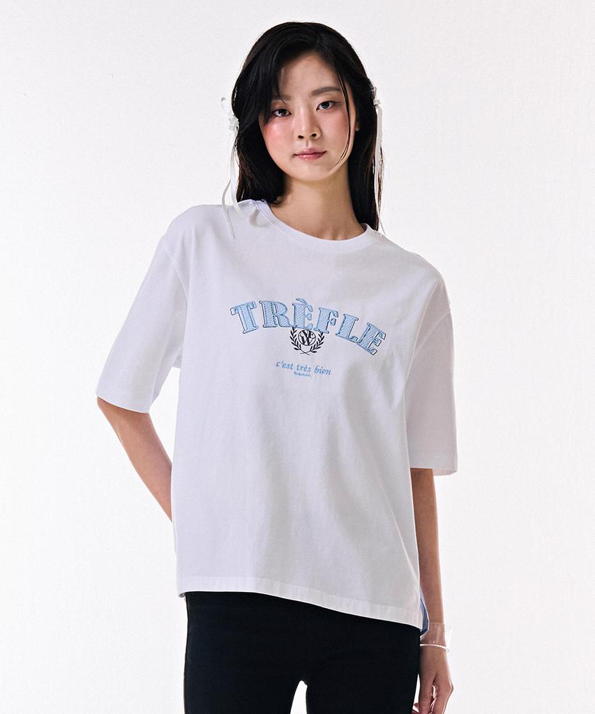 CHASECULT Women'S Woven Color Block Short Sleeve T-Shirt-Dbrg5885D01