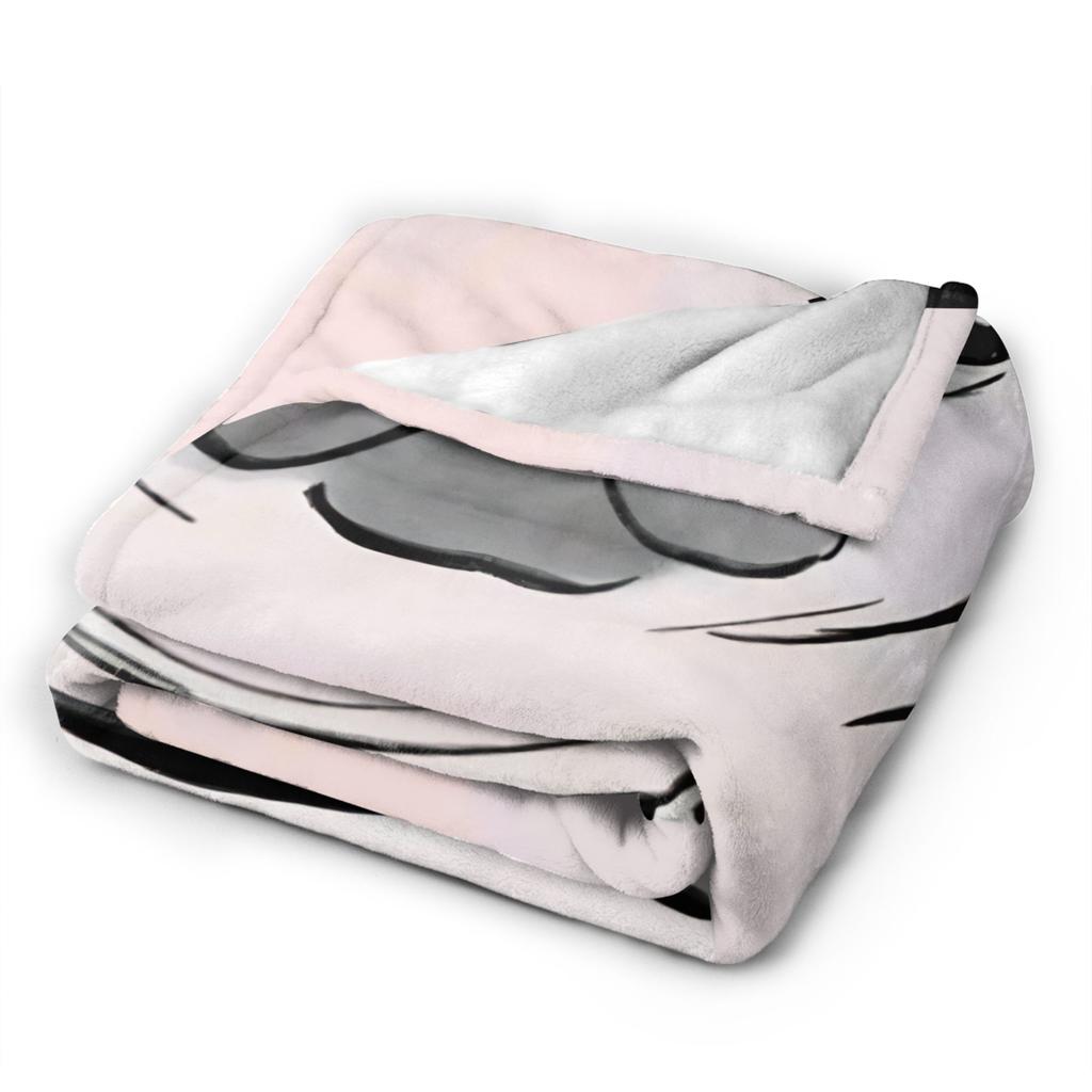 Coperta Calda Pibble per la Pancia Coperta Decorativa in Peluche Morbida Coperta da Letto in Flanella per Esterni Copri Divano Letto
