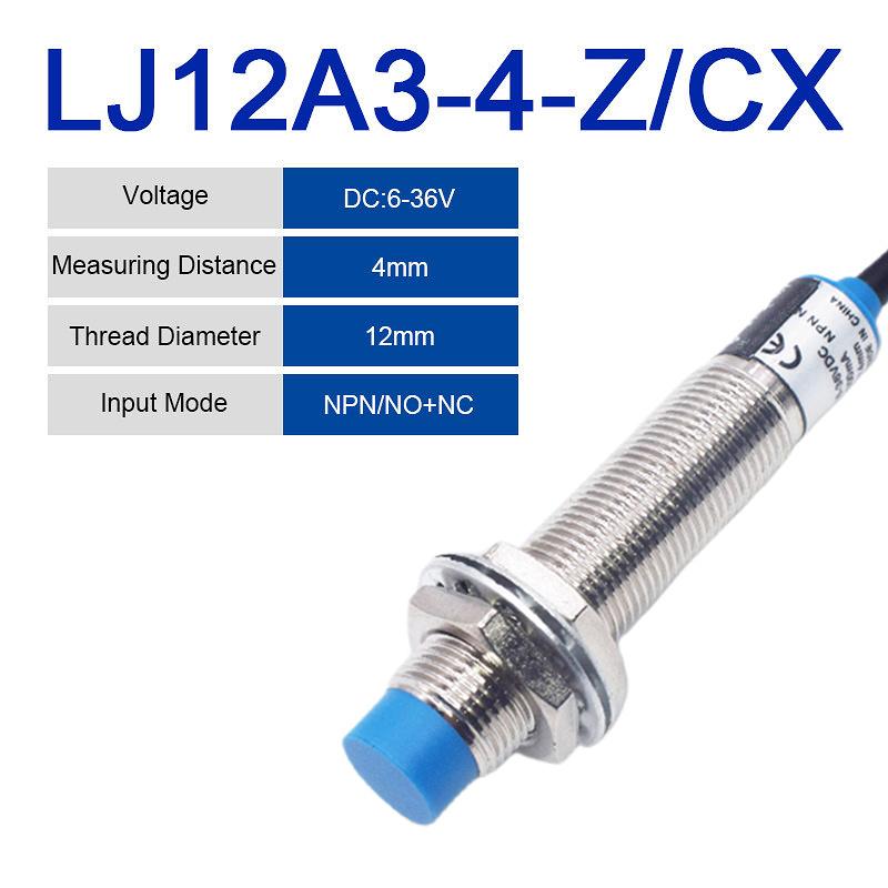 LJ12A3-4-Z/BX LJ12A3-4-Z/BY Proximity Switch Inductive Proximity Sensor Detection Switch NPN/PNP DC 6-36V Approach Sensor 12mm