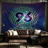 Custom Name Hannover Printed Tapestry – Wall Hanging for Bedrooms, Dorms, and Home Decor