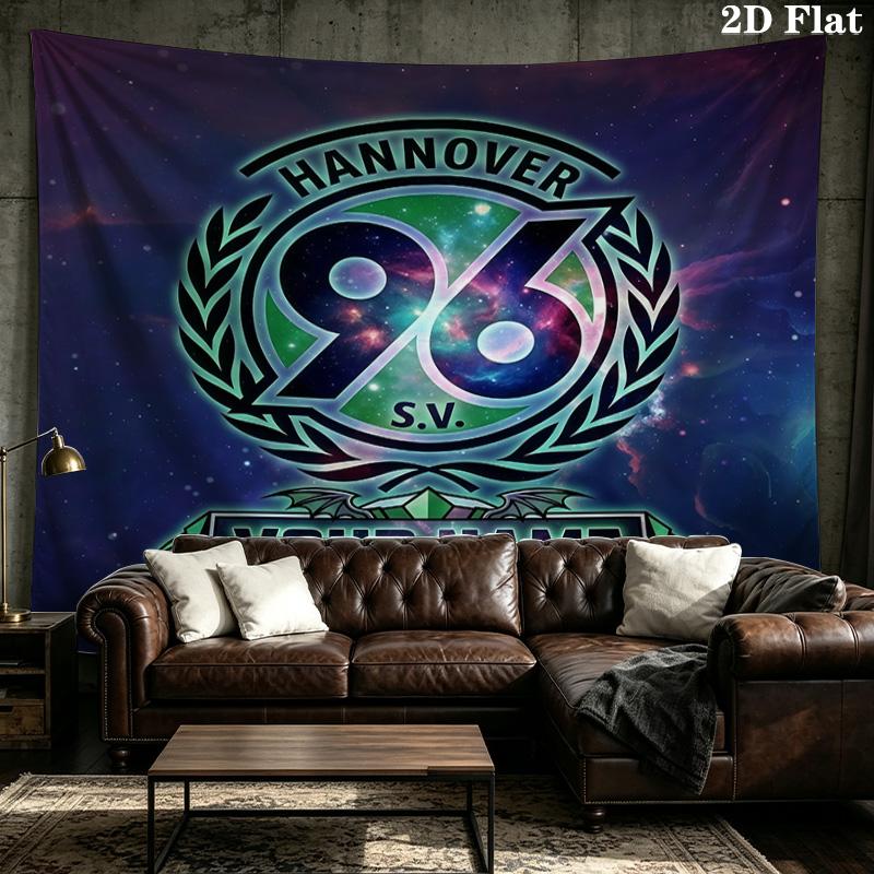 Custom Name Hannover Printed Tapestry – Wall Hanging for Bedrooms, Dorms, and Home Decor