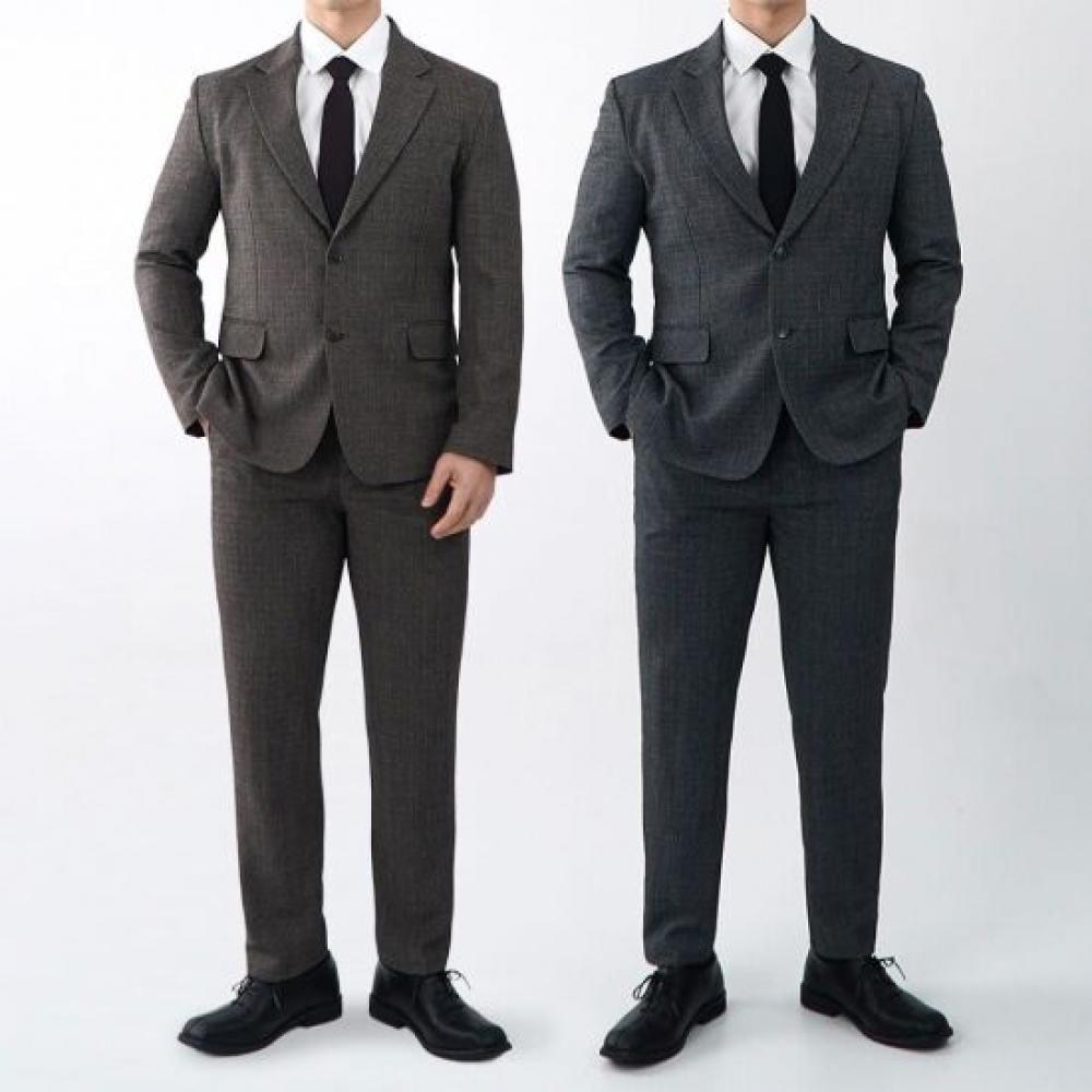 Onl Glen Check Men S Suit Wedding Attire