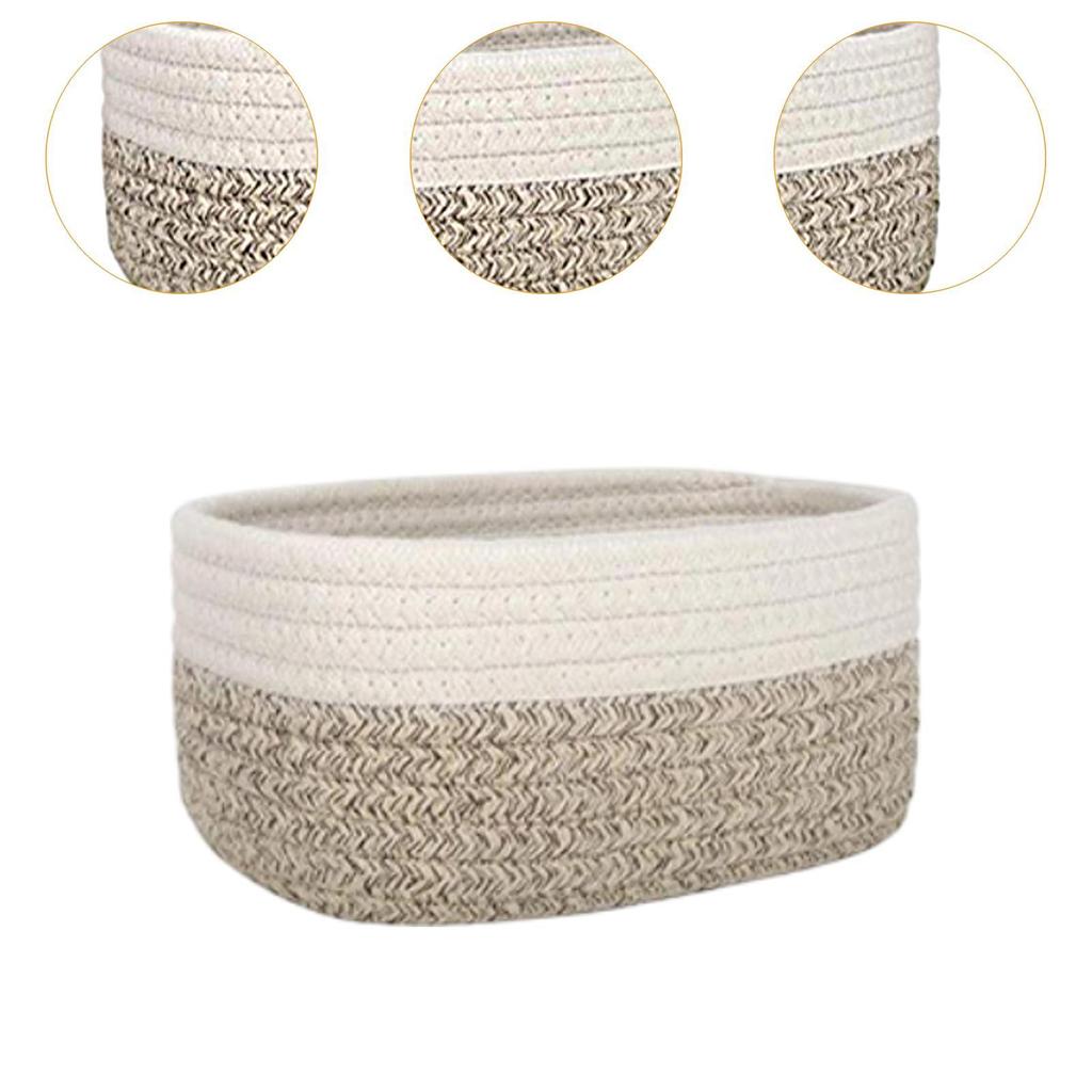 Cotton Rope Basket Holder Shelf Basket for Towel Storage Pet Toys Bedroom