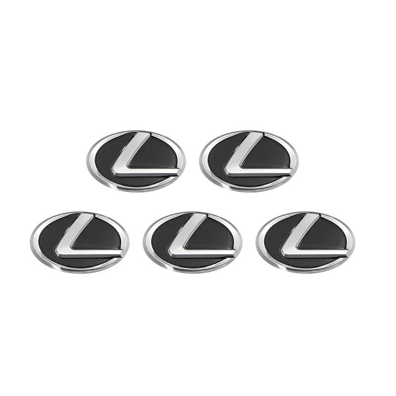 

14/16mm Car Key Stickers Key Remote Control Aluminum Sticker For Lexus RX330 IS250 Ct200h ES300h GX Car Accessories tissue box