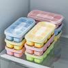12 Grid Single-Layer Tray With Transparent Ice Storage Box Ice Cream Ice Cube DIY Homemade Refrigerated Drink Kitchen Tools