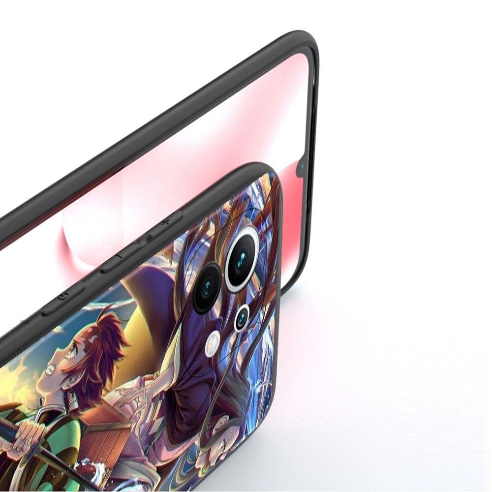 Für Xiaomi POCO MI 11 lite F3 10T M4 Pro 5G X3 NFC 11T F4 GT X4 M3 9T Handyhülle Mode Demon Slayer Kimetsu No Yaiba