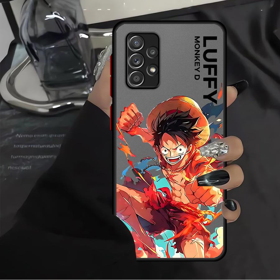 Carcasă Telefon Anime Luffy One Piece pentru Samsung Galaxy A14 A23 A52S A72 A73 A33 A35 A17 A52 A56 A55 A53 A34 A36 A16 A15 A54