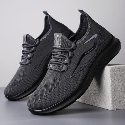 Shoes Men's Shoes Versatile New Sports Breathable Casual Shoes Fly-woven Soft-soled Non-smelly Foot Walking Shoes