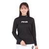 Ping Apparel Long Sleeve High Neck Shirt Logo Moisture Quick UV Golf Undershirt M Women's (Bias Print, Wicking, Drying, Protection) / / 622-3269802