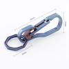Titanový multifunkční klíčenkový háček EDC nástroj ložisko 50kg klíčenka pro turistiku kempování outdoor (Modrý)