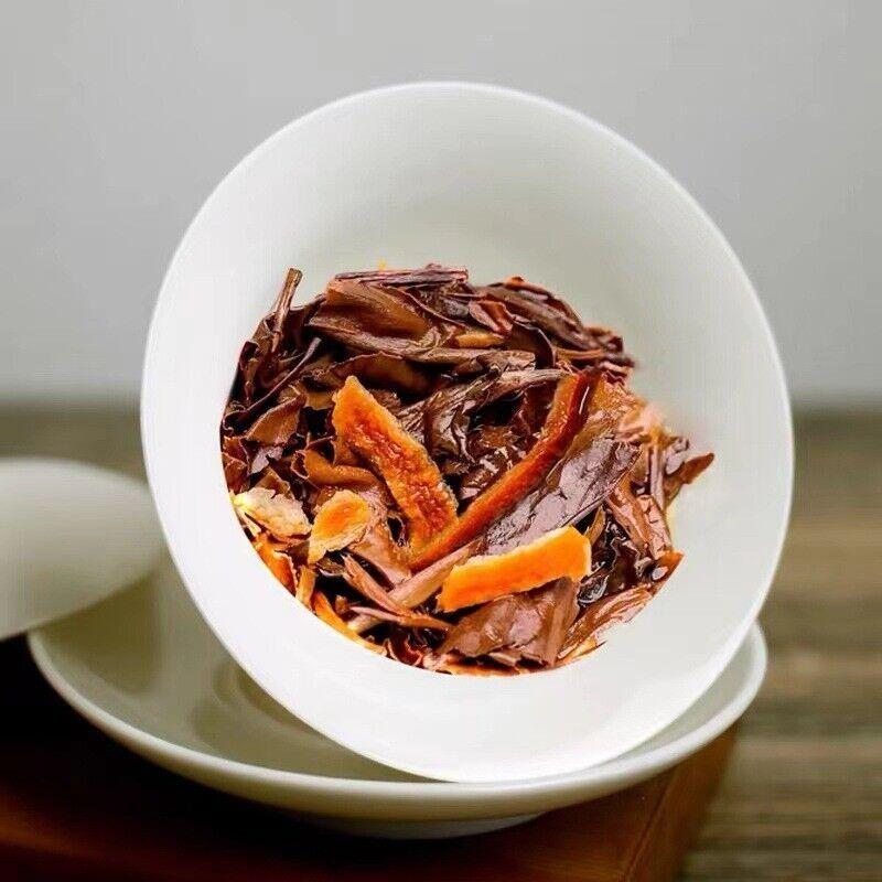 500g ChenPi White Tea Fuding Old White Tea Longzhu Xinhui Chen Pi Small Tea Cake