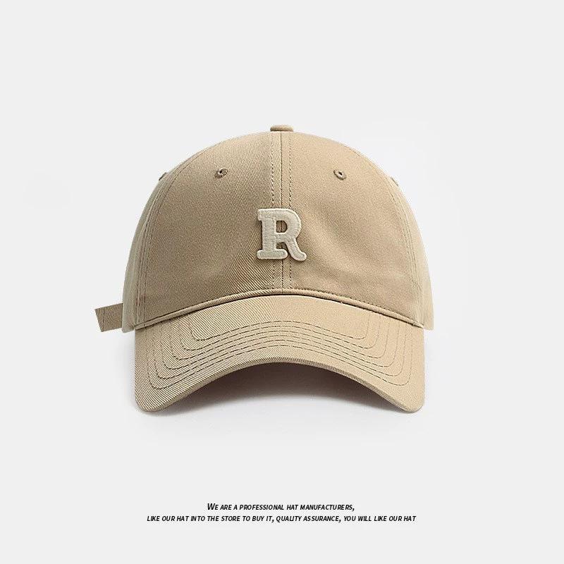 Peaked Cap Lady Lucky Simple Letters Japanese Baseball Cap Casual Versatile Show Small Face