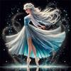 Disney 5D Diamond Painting Dancing Princesses Cross Stitch Mosaic Kit Home Decoration Wall Sticker DIY Handmade Gift