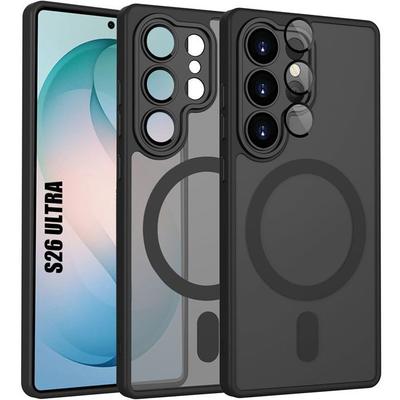 Magnetic Case for Samsung Galaxy S26 Ultra - with Camera Protection - Black