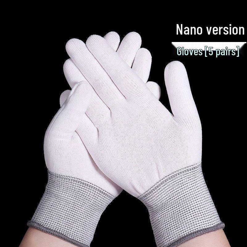Cotton Nano Polishing Gloves for Literary, Play, and Craftwork