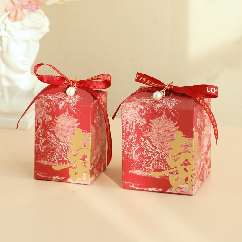 2025 Wedding Favor Candy Gift Boxes - Empty Niche Candy Bags