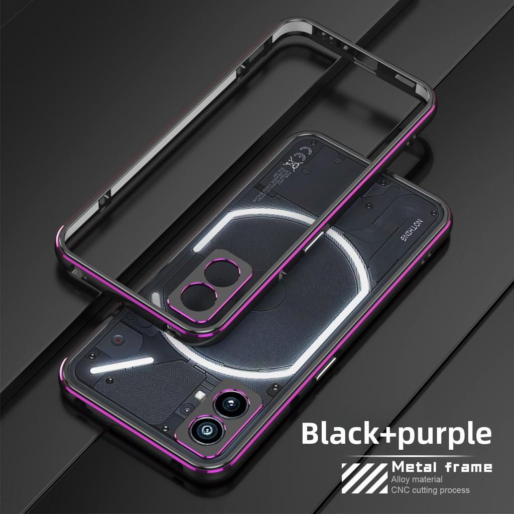 For Nothing Phone2 Metal Frame Protective Case With Shockproof And Heat Dissipation For Stylish Phone Accessories