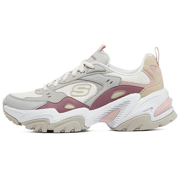 Skechers Stamina V2 'Hellgrau Weiß Rot' Damen 149909-LGMT